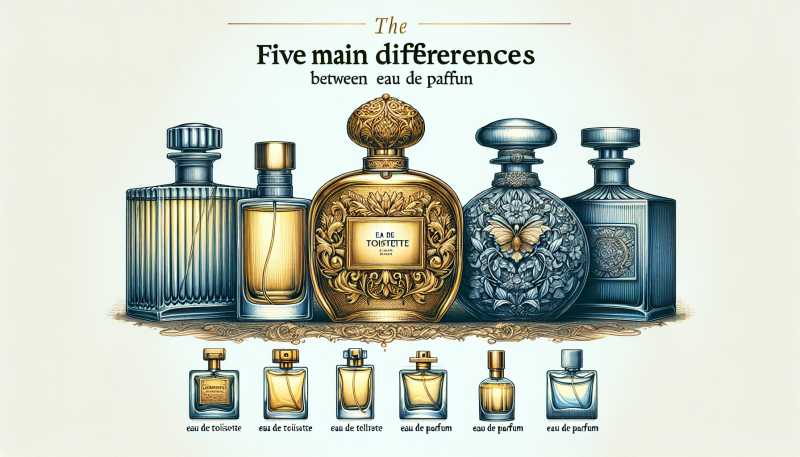 5 hlavních rozdílů mezi eau de toilette a eau de parfum